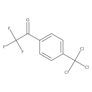 2,2,2-Trifluoro-4'-(trichloromethyl)acetophenone结构式