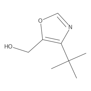 (4-(Tert-butyl)oxazol-5-yl)methanol结构式
