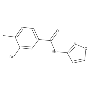 3-Bromo-N-3-isoxazolyl-4-methylbenzamide Structure