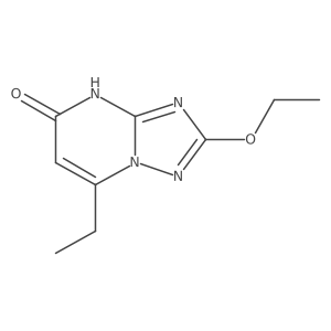 2-Ethoxy-7-ethyl-[1,2,4]triazolo[1,5-a]pyrimidin-5-ol结构式
