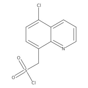 (5-Chloroquinolin-8-yl)methanesulfonyl chloride Structure