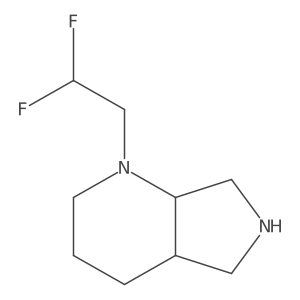 1-(2,2-difluoroethyl)-octahydro-1H-pyrrolo[3,4-b]pyridine结构式