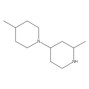 4-Methyl-1-(2-methylpiperidin-4-yl)piperidine结构式
