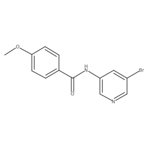 N-(5-Bromopyridin-3-yl)-4-methoxybenzamide Structure