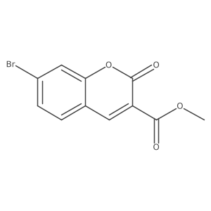 methyl 7-bromo-2-oxo-2H-chromene-3-carboxylate结构式