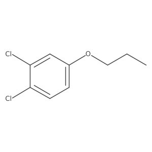 1,2-Dichloro-4-propoxybenzene Structure