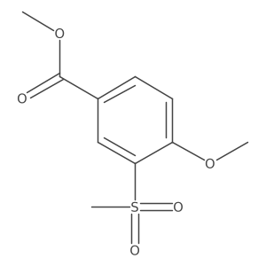 Methyl 4-Methoxy-3-(methylsulfonyl)benzoate Structure