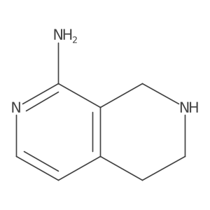5,6,7,8-Tetrahydro-2,7-naphthyridin-1-amine结构式