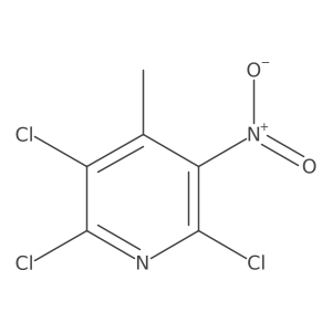 2,3,6-Trichloro-4-methyl-5-nitropyridine Structure