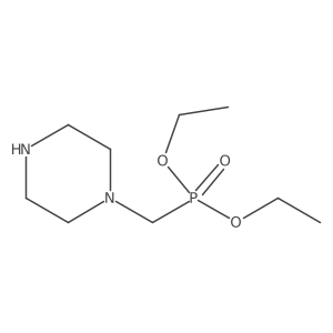 1-(Diethoxyphosphorylmethyl)piperazine Structure