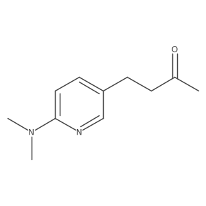 4-[6-(Dimethylamino)pyridin-3-yl]butan-2-one结构式