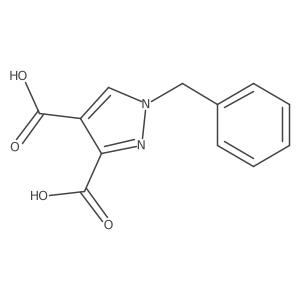 1-benzyl-1H-pyrazole-3,4-dicarboxylic acid Structure