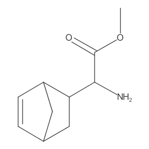 Methyl 2-amino-2-{bicyclo[2.2.1]hept-5-en-2-yl}acetate结构式