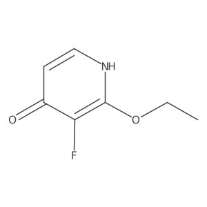 2-Ethoxy-3-fluoropyridin-4-ol结构式