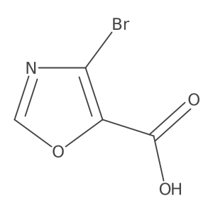 4-Bromooxazole-5-carboxylic acid结构式