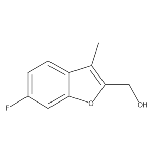 (6-Fluoro-3-methyl-1-benzofuran-2-yl)methanol Structure