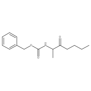 benzyl N-(3-oxoheptan-2-yl)carbamate结构式