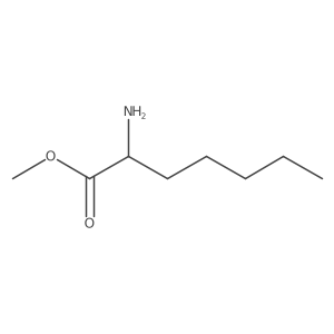 methyl (2R)-2-aminoheptanoate结构式