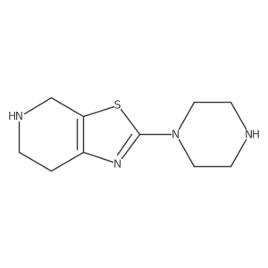 1-{4H,5H,6H,7H-[1,3]thiazolo[5,4-c]pyridin-2-yl}piperazine Structure