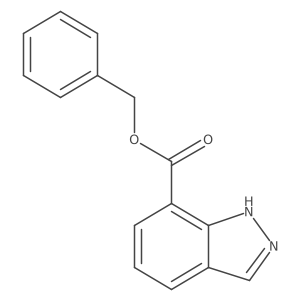 Benzyl 1H-indazole-7-carboxylate结构式