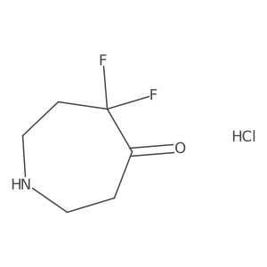 5,5-Difluoroazepan-4-one hydrochloride Structure
