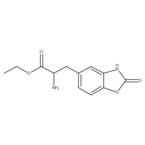 Ethyl 2-amino-3-(2-oxo-2,3-dihydro-1,3-benzoxazol-5-yl)propanoate结构式