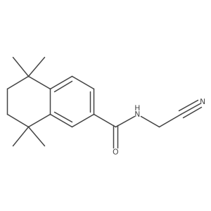 N-(Cyanomethyl)-5,5,8,8-tetramethyl-6,7-dihydronaphthalene-2-carboxamide结构式