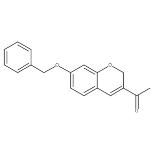 1-[7-(benzyloxy)-2H-chromen-3-yl]ethan-1-one Structure