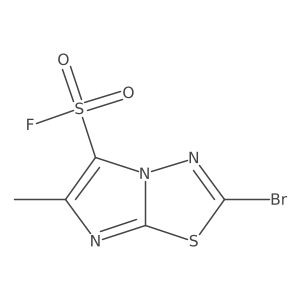 2-Bromo-6-methylimidazo[2,1-b][1,3,4]thiadiazole-5-sulfonyl fluoride结构式