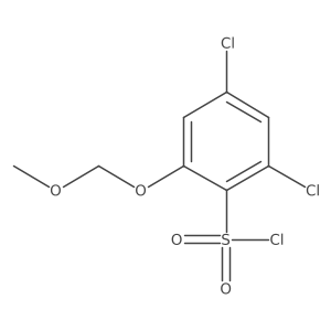 2,4-Dichloro-6-(methoxymethoxy)benzenesulfonyl chloride结构式