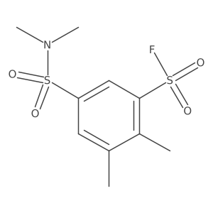 5-(Dimethylsulfamoyl)-2,3-dimethylbenzene-1-sulfonyl fluoride Structure
