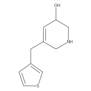 5-[(Thiophen-3-yl)methyl]-1,2,3,6-tetrahydropyridin-3-ol Structure