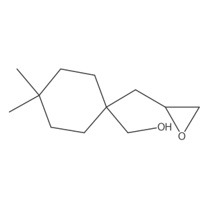 {4,4-Dimethyl-1-[(oxiran-2-yl)methyl]cyclohexyl}methanol结构式