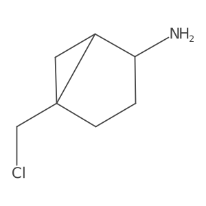 5-(Chloromethyl)bicyclo[3.1.0]hexan-2-amine结构式