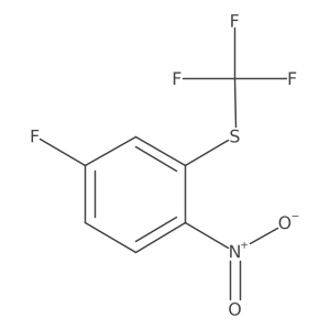 4-Fluoro-1-nitro-2-(trifluoromethylsulfanyl)benzene Structure
