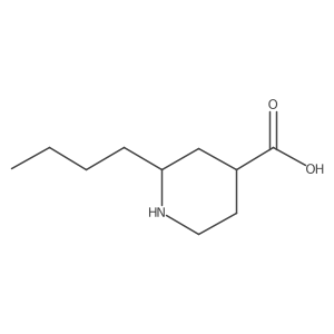 2-Butylpiperidine-4-carboxylic acid结构式