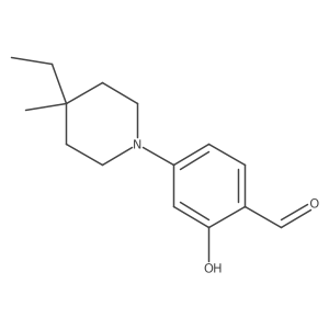 4-(4-Ethyl-4-methylpiperidin-1-yl)-2-hydroxybenzaldehyde结构式