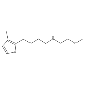 (2-Methoxyethyl)(2-{[(3-methylfuran-2-yl)methyl]sulfanyl}ethyl)amine Structure