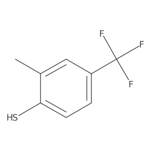 2-Methyl-4-(trifluoromethyl)benzenethiol结构式