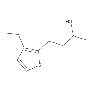 (2R)-4-(3-ethylthiophen-2-yl)butan-2-ol Structure
