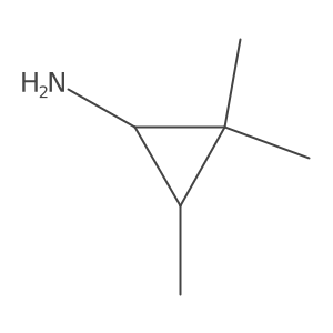 rac-(1R,3S)-2,2,3-trimethylcyclopropan-1-amine结构式