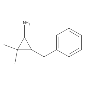 rac-(1R,3S)-3-benzyl-2,2-dimethylcyclopropan-1-amine结构式