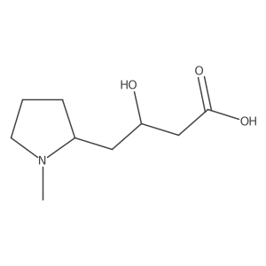 (3S)-3-hydroxy-4-(1-methylpyrrolidin-2-yl)butanoic acid Structure