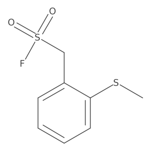 [2-(Methylsulfanyl)phenyl]methanesulfonyl fluoride结构式