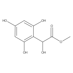 Methyl 2-hydroxy-2-(2,4,6-trihydroxyphenyl)acetate Structure