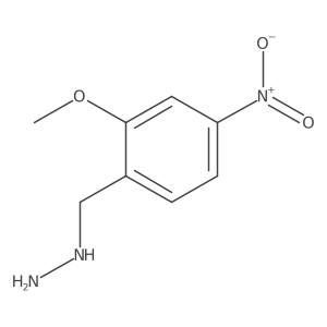 [(2-Methoxy-4-nitrophenyl)methyl]hydrazine结构式