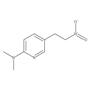 N,N-dimethyl-5-(2-nitroethyl)pyridin-2-amine结构式