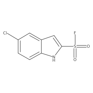 5-chloro-1H-indole-2-sulfonyl fluoride结构式