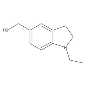 (1-ethyl-2,3-dihydro-1H-indol-5-yl)methanethiol Structure