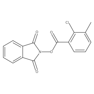 1,3-dioxo-2,3-dihydro-1H-isoindol-2-yl 2-chloro-3-methylbenzoate结构式